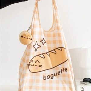 Pusheen baguette plush with bag